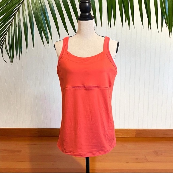 Athleta Coral Built-In Bra Racerback Tank Top - XL - Picture 1 of 15